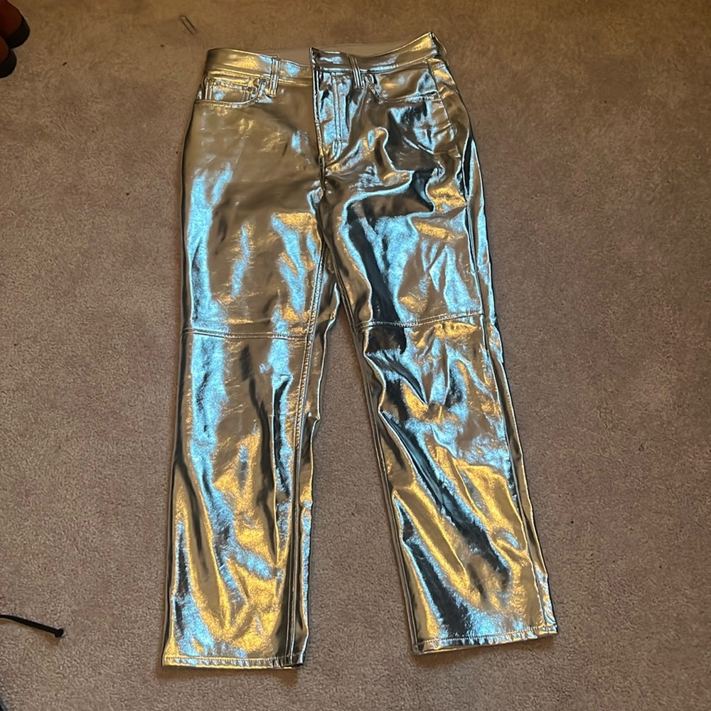 Gap Silver Straight Leg Jeans